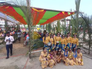 কুয়াকাটায় মাহা সাংগ্রাই জলকেলি উৎসব ২০২৫ উদযাপিত 