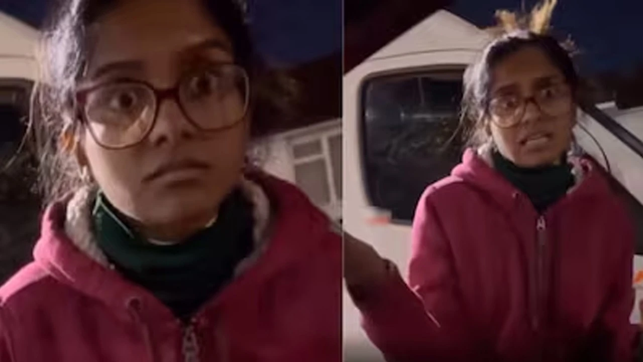 লন্ডনের রাস্তায় ভারতীয় ছাত্রীর কাণ্ড, ভিডিও ভাইরাল