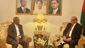 মির্জা ফখরুলের সঙ্গে পাকিস্তানি হাইকমিশনারের সৌজন্য সাক্ষাৎ