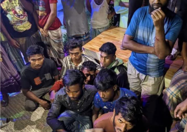 ঝালকাঠিতে রাতভর ডাকাত আতংকের গুজবে গণপিটুনি খেলেন নয় নির্মান শ্রমিক