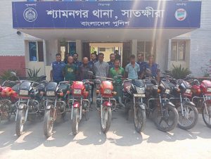 জেলার মোটরসাইকেল চোর চক্রের ৫ সদস্য গ্রেফতার