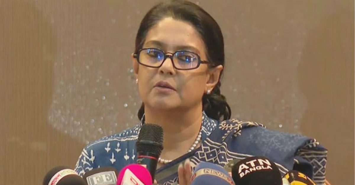 সৈয়দা রিজওয়ানা হাসান : ছবি-সংগৃহীত বায়ুদূষণ রোধে শীতের আগে রাস্তা সংস্কার ও পুরনো গাড়ি অপসারণ: উপদেষ্টা রিজওয়ানা