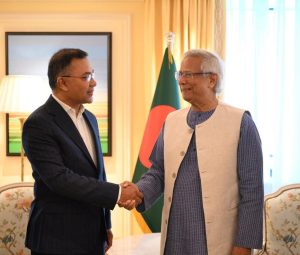 তারেক রহমান ও ড. ইউনূসের বৈঠক