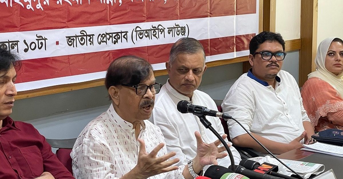 মাহমুদুর রহমান মান্না : ছবি-সংগৃহীত ভোটের মাঠে বিএনপিই জনপ্রিয় মব কালচার নয়: মান্না